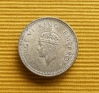 Lote No. 14348: India Britnica. 1 Rupia AU de plata de 1943