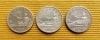 Lote No. 14557: Espaa. 3 Monedas de 2 Pesetas de 1873, 1874 y 1875