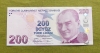 Lote No. 14598: Turqua Billete UNC de 200 Liras 2019