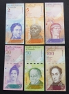 Lote No. 14701: Set Completo Billetes de 2007 de Bs.2 a Bs.100 ~ N A 00000433