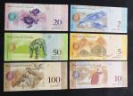 Set Completo Billetes de 2007 de Bs.2 a Bs.100 ~ N A 00000433