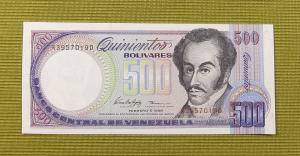 Billete UNC de Bs.500 ~Febrero 5 1998~ Serie R-8