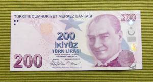 Turqua Billete UNC de 200 Liras 2019